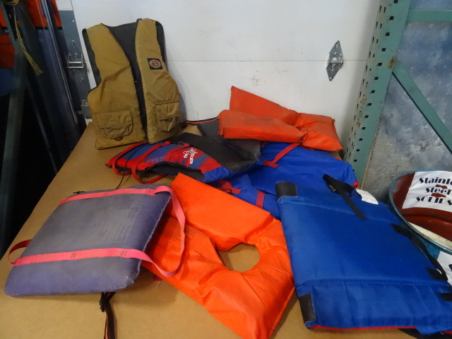 lot 3 image: Misc Life jackets