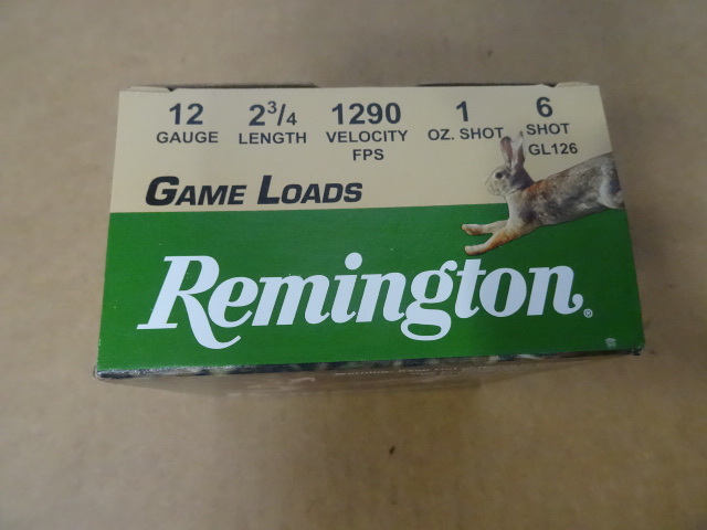 lot 63 image: Remington 12 Gauge #6 Shot Shells