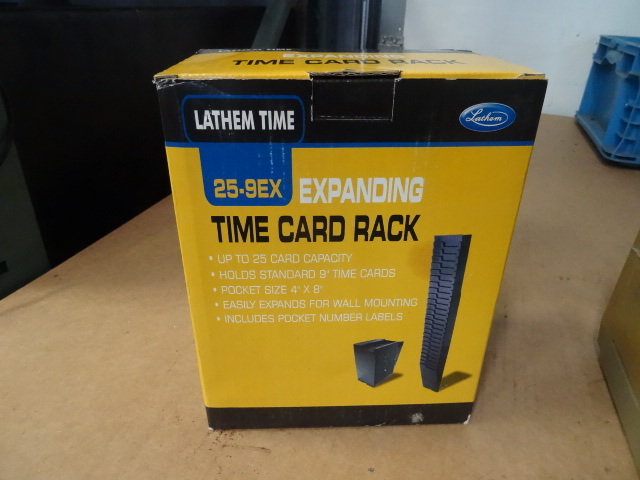 lot 114 image: Lathem Time Expanding Time Card Rack