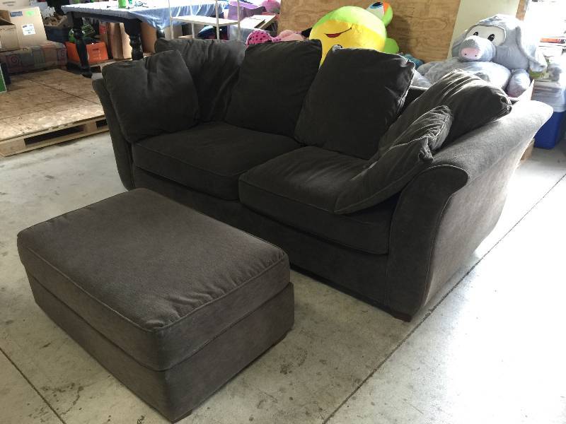 Couch and Ottoman Set
