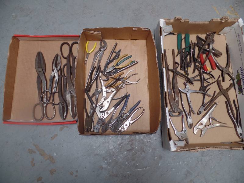 Pliers and Tin Snips