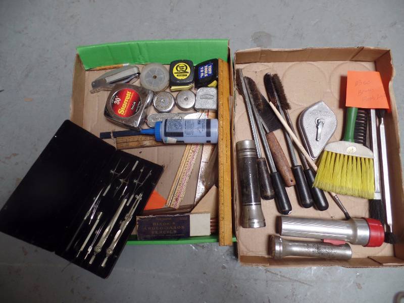Measuring Instruments and Brushes.