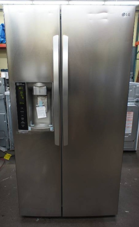 lot 3 image: LG Refrigerator - Model # (LSXS26366S)