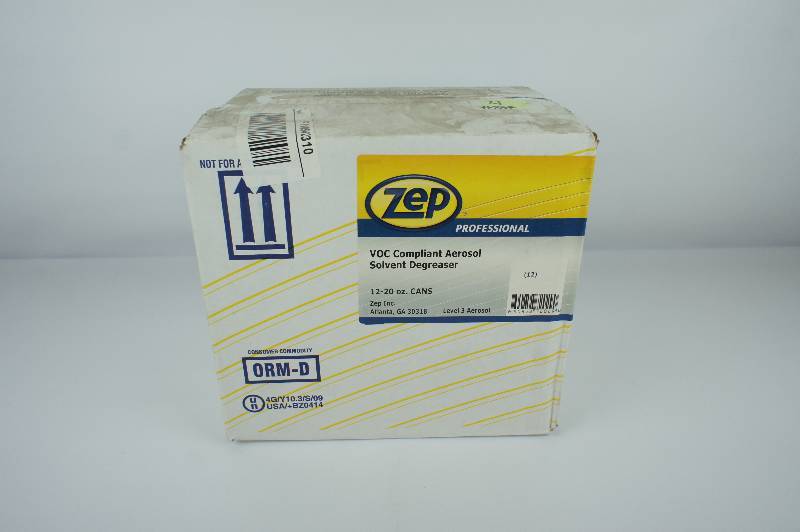 lot 4 image: Zep Professional R20201 ZEP PROF VOC COMPLIANT AEROSOL SOLVENT DEGREASER 12 pack