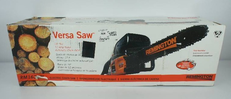 lot 22 image: Remington Versa Saw 12 Amp 16-Inch Electric Chainsaw