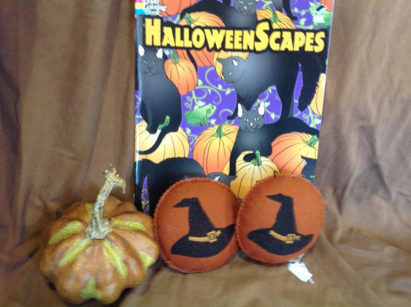 Halloween Coloring Book & Decorative Mini Pillows