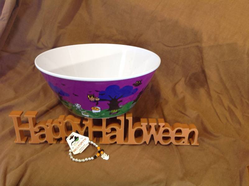 Costume Halloween Bracelet Halloween Sign Snack Bowl