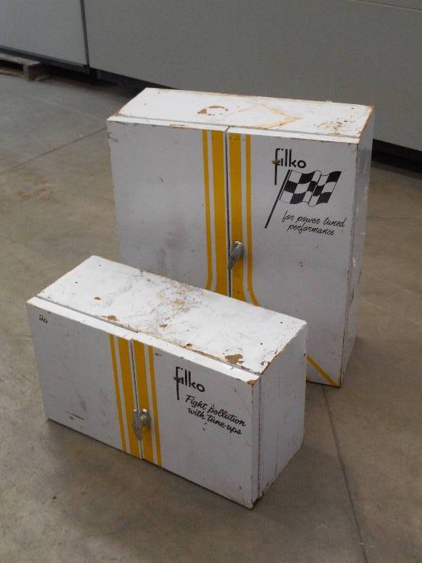 lot 20 image: (2) 2-Door Filko Shop Cabinets ...