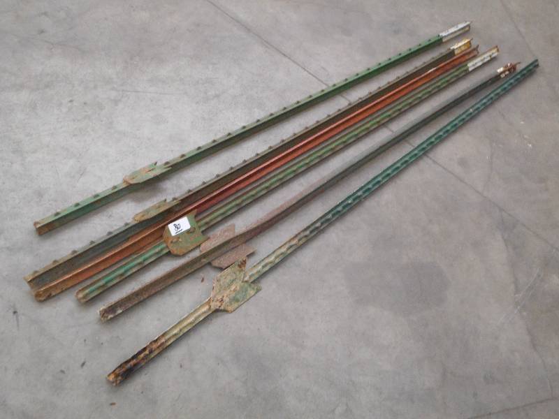 lot 80 image: Lot Of (6) Steel T-Post Fence Stake...