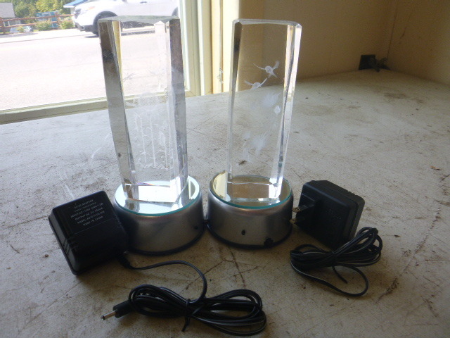 lot 95 image: 2 Crystal Rotary Slide Show