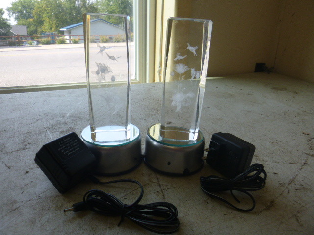 lot 97 image: 2 Crystal Rotary Slide Show