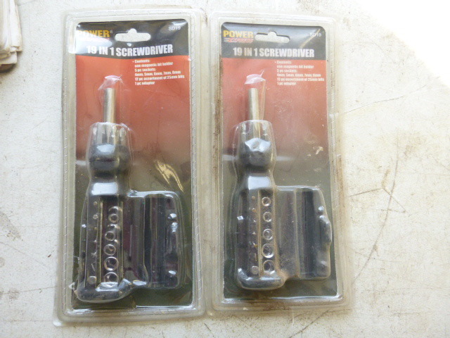 lot 105 image: 2 Power Express 19 in 1 Screwdrivers