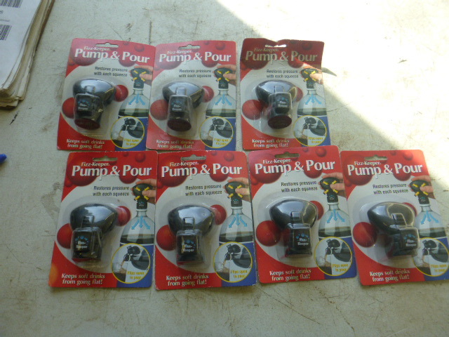 lot 106 image: 7 Fizz-Keeper Pump and Pour