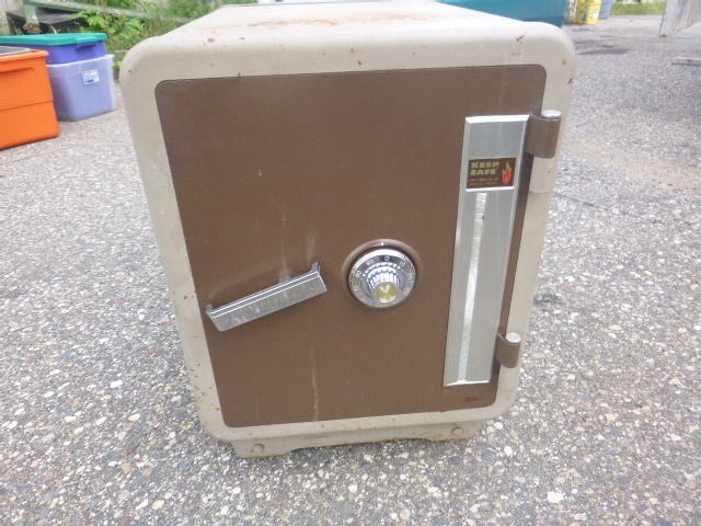 lot 135 image: John D. Brush Safe on Casters