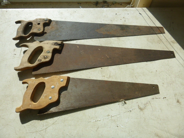 lot 193 image: 3 Hand Saws