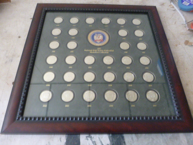 lot 4 image: 2007 National Wild Turkey Federal Medallion Collection