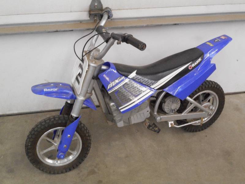 blue razor electric dirt bike