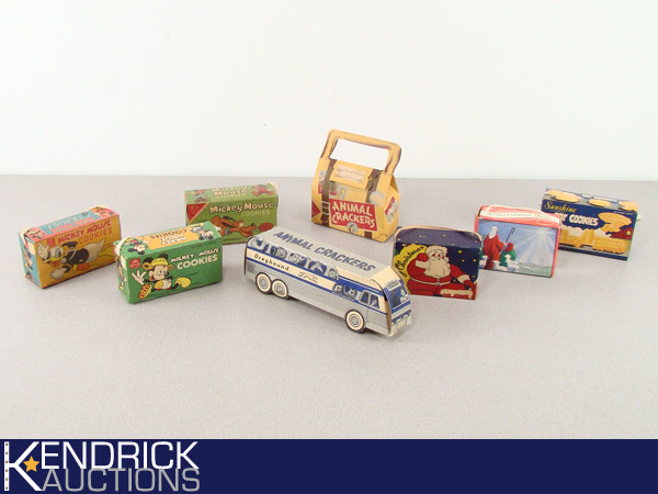 lot 23 image: Lot of Vintage Animal Cracker Boxes