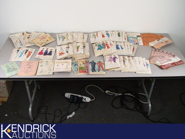lot 28 image: Large Lot of Vintage Sewing Patterns