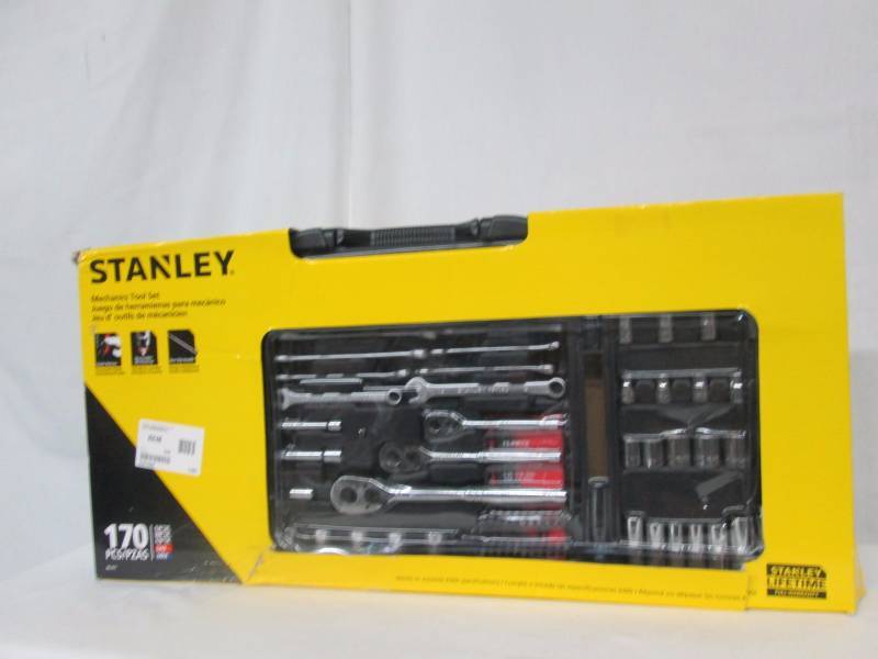 lot 18 image: Stanley 170-pc. SAE Mechanics Tool Set