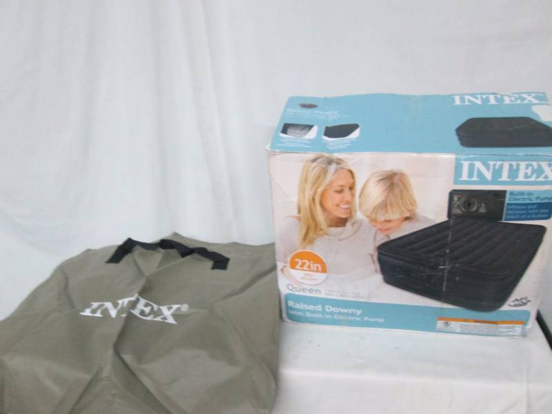 lot 54 image: Intex Queen Raised Airbed