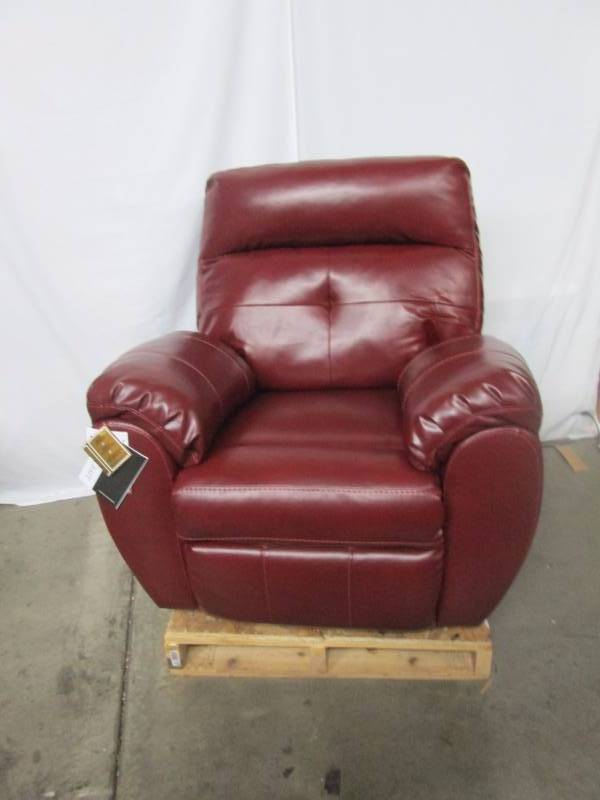 lot 4 image: Ashley 466 RockerRecliner - Red