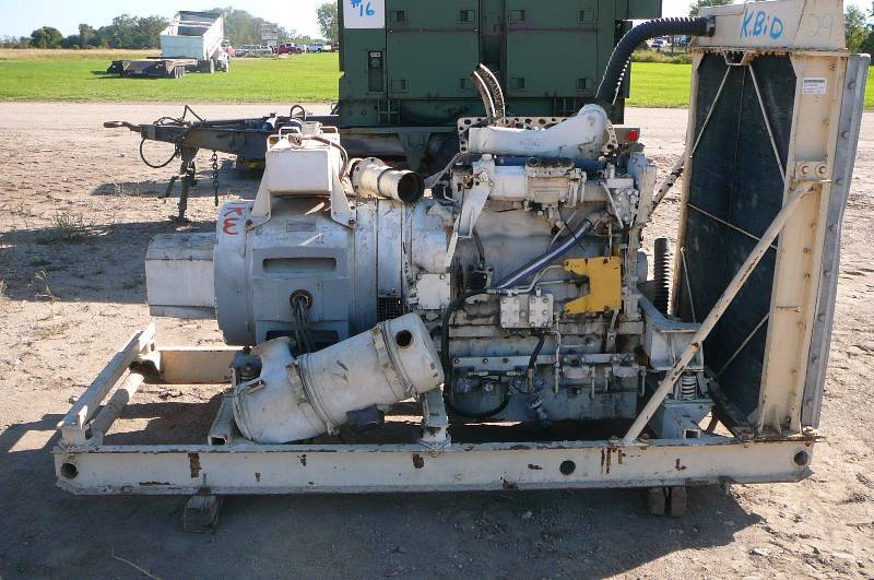 100 KW Cat Gen Set on Skid for parts