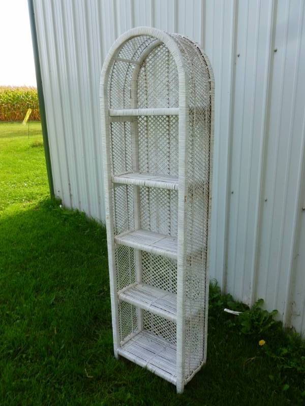 Wicker Floor Shelf