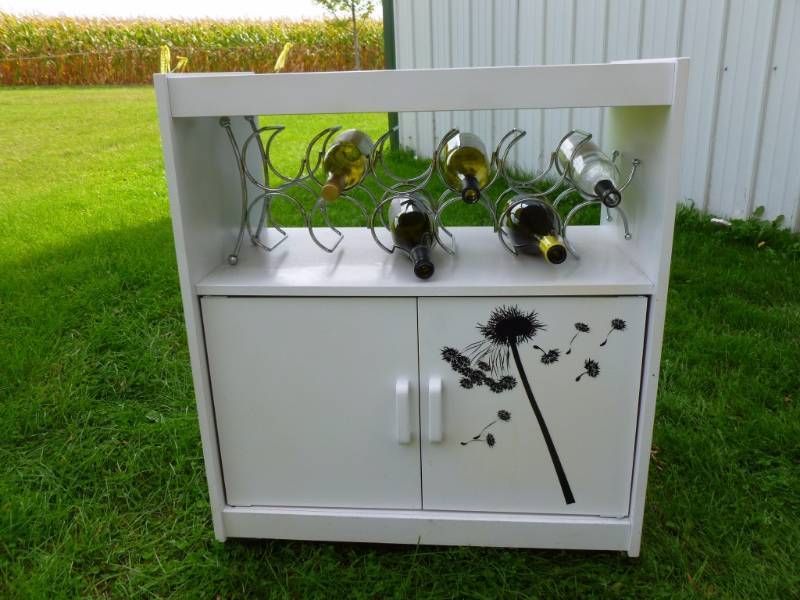 Painted Wine Cabinet
