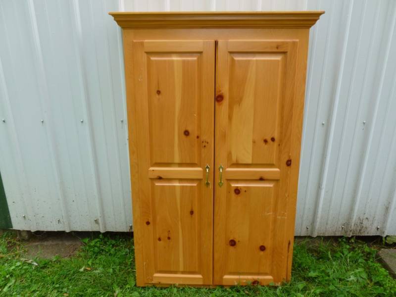 Pine Display Cabinet