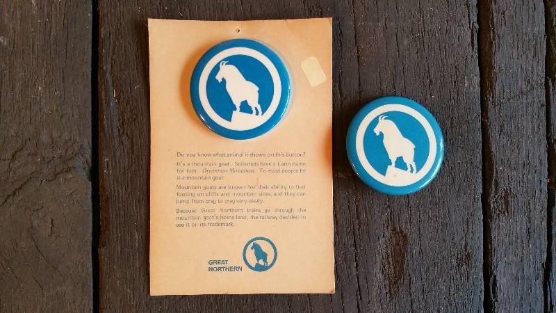 lot 49 image: Great Northern Railway Company Pins