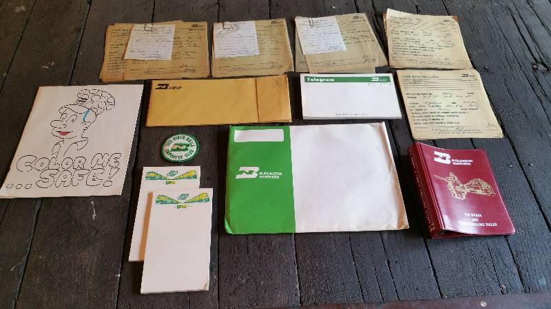 lot 64 image: Lot of Burlington Northern Ephemera