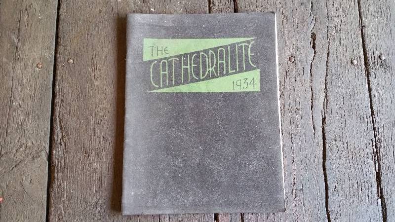 lot 122 image: 1934 St. Cloud Cathedral High School Yearbook
