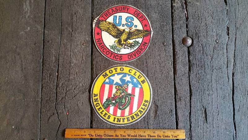 lot 124 image: (2) Vintage Patches
