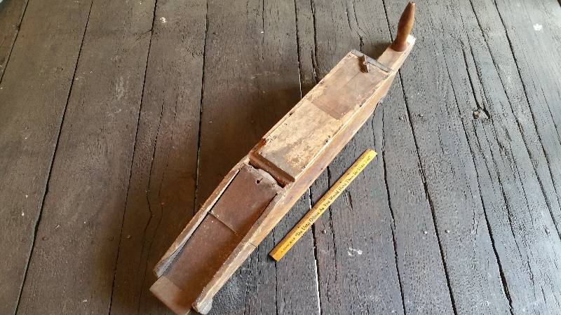 lot 125 image: Antique Wooden Corn Planter  Seeder