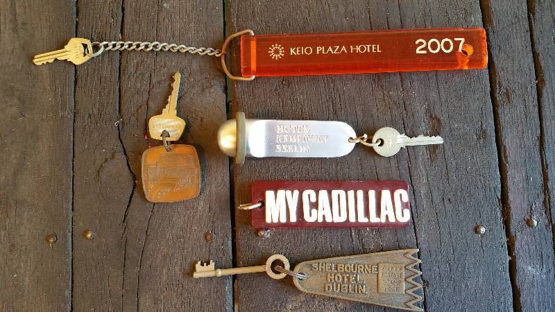 lot 139 image: Antique Hotel Skeleton Key, Other Hotel Keys, Misc
