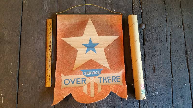 lot 156 image: WWI Overseas Service Banner