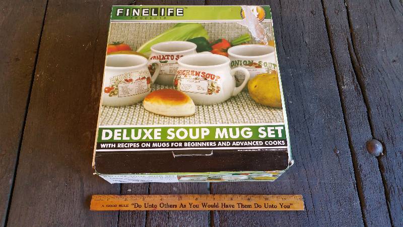lot 314 image: Fineline Deluxe Soup Mug Set