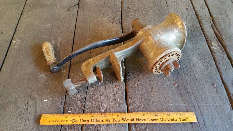 lot 315 image: Antique Meat Grinder