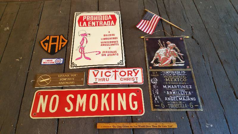 lot 329 image: Group of Signage & Patches