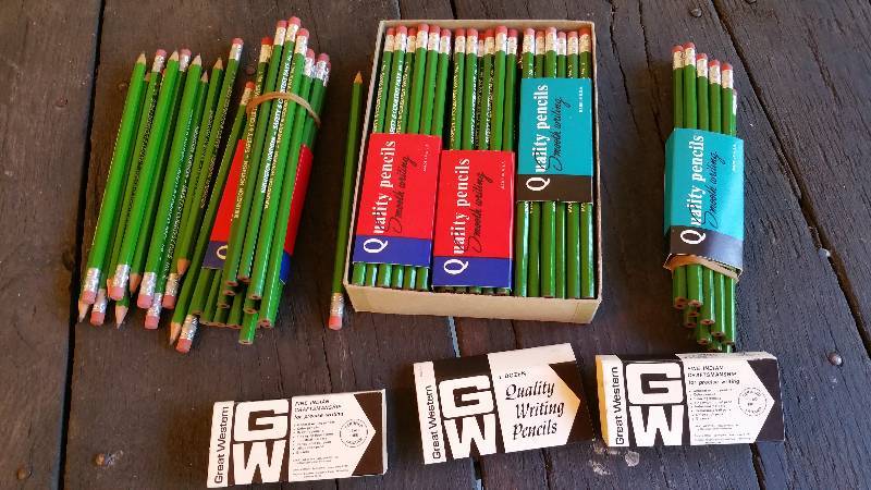 lot 333 image: Huge Lot of Burlington Northern Pencils