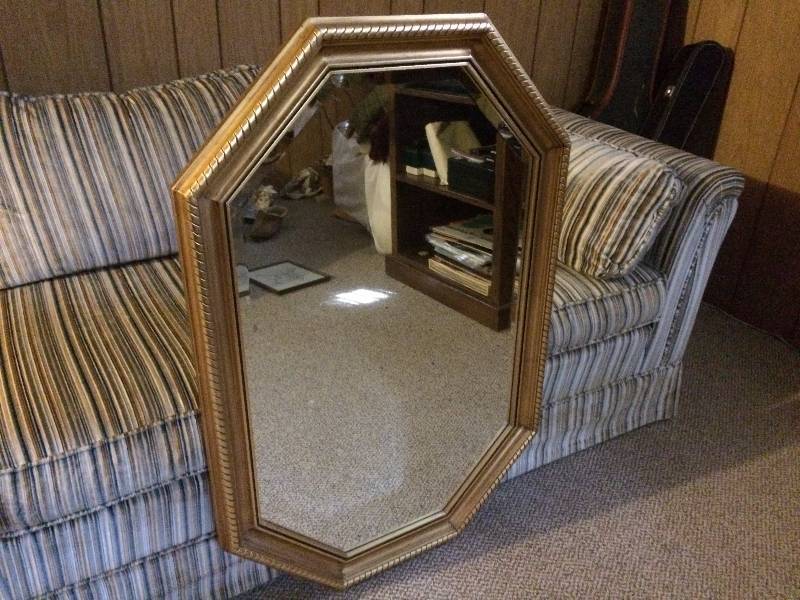 lot 106 image: Large Beveled Glass Mirror