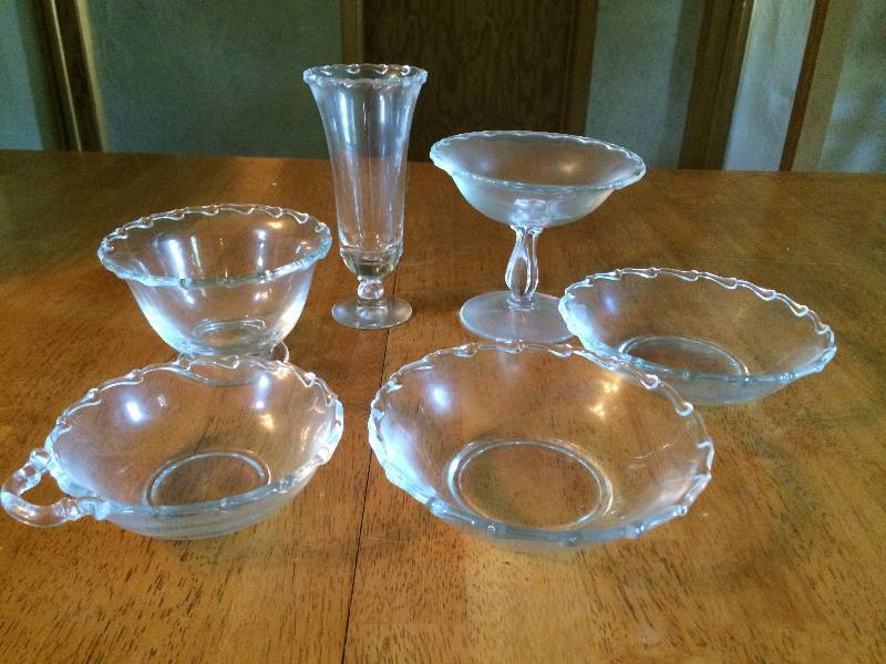 lot 229 image: Six Pieces of Fostoria Century Pattern