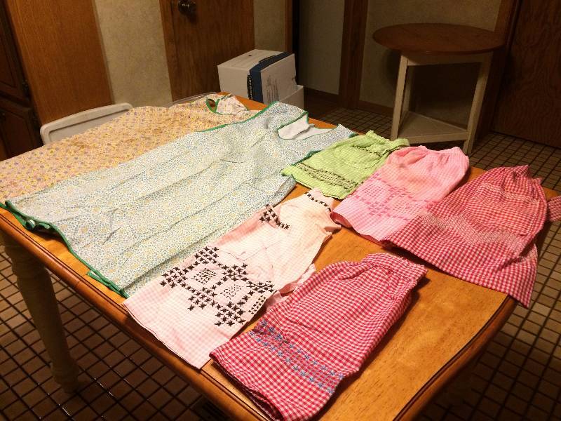 lot 297 image: Vintage Aprons Handmade