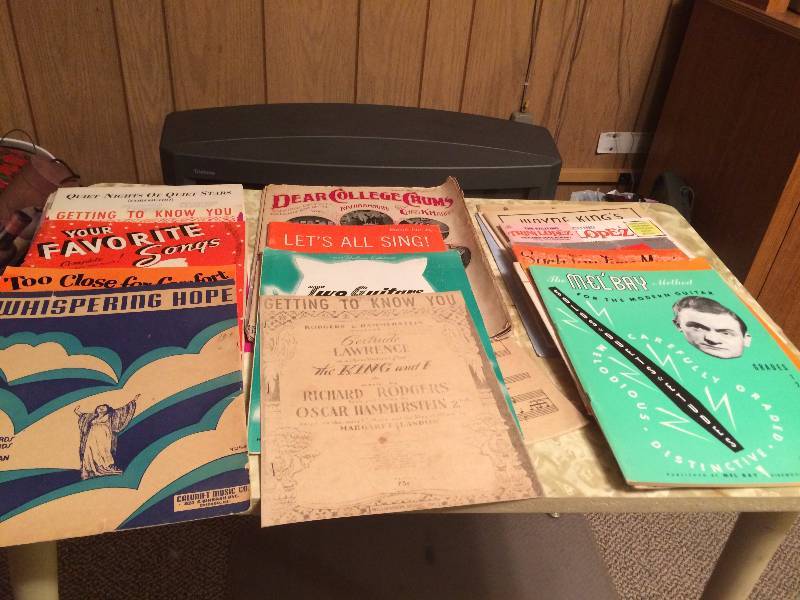 lot 378 image: Vintage Sheet Music