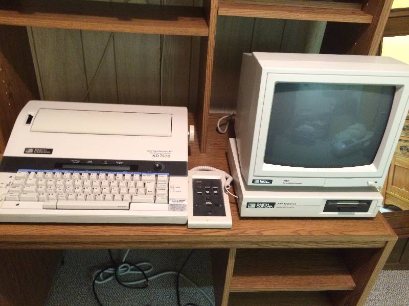 lot 383 image: Monitor and Smith Corona Word Processor System