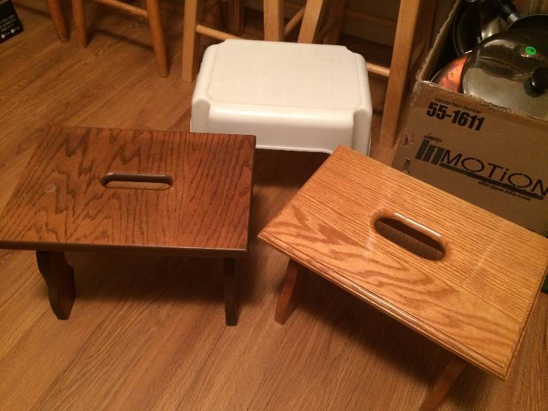 lot 392 image: Three Step Stools
