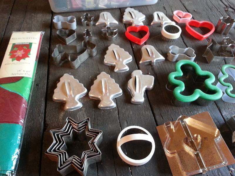 lot 401 image: Group of Christmas Cookie Cutters  More