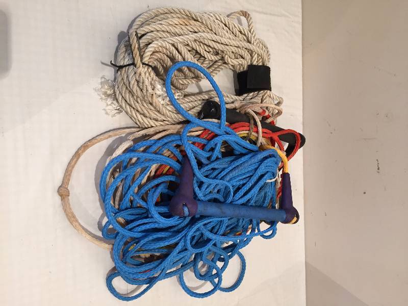 2-SKI ROPES AND 1 ANCHOR ROPE