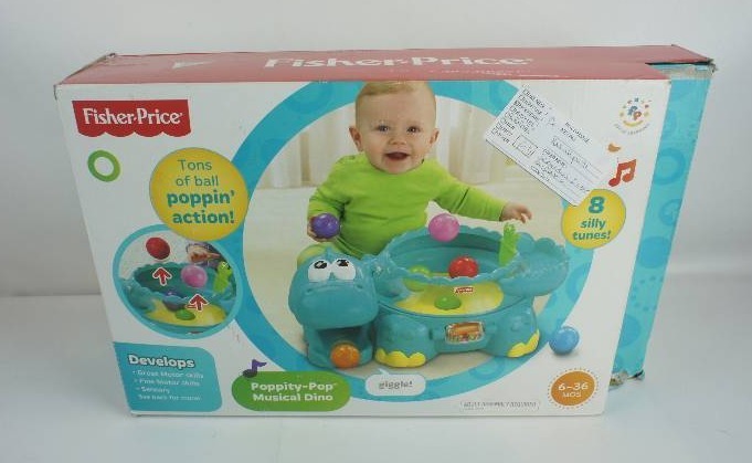 lot 26 image: Fisher-Price Go Baby Go Poppity Pop Musical Dino
